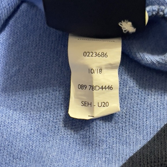 Tommy Hilfiger Rugby Polo Shirt Men 2XL Blue Striped Academic Preppy SOLD OUT - Picture 7 of 12